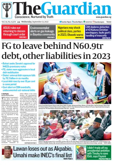 The Guardian (Nigeria) - 21 Sep 2022