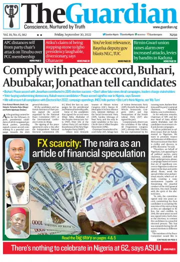 The Guardian (Nigeria) - 30 Sep 2022