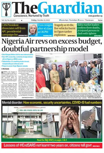 The Guardian (Nigeria) - 21 Oct 2022