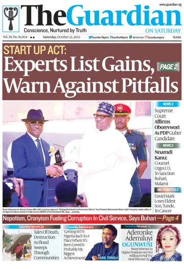 The Guardian (Nigeria) - 22 Oct 2022