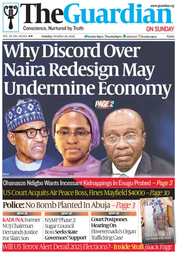 The Guardian (Nigeria) - 30 Oct 2022
