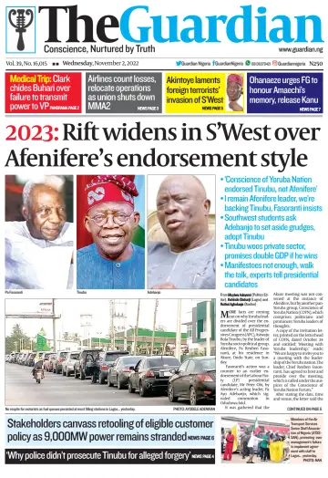 The Guardian (Nigeria) - 02 nov 2022