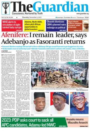 The Guardian (Nigeria) - 3 Nov 2022