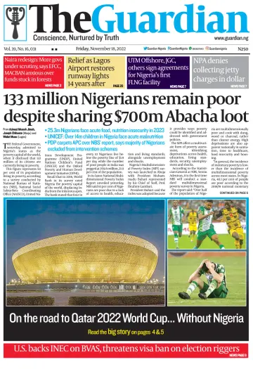 The Guardian (Nigeria) - 18 nov 2022