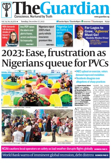 The Guardian (Nigeria) - 27 Dec 2022