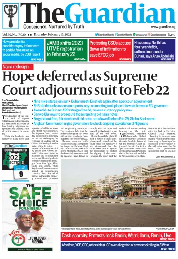The Guardian (Nigeria) - 16 Feb 2023