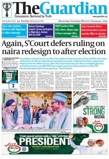 The Guardian (Nigeria) - 23 feb 2023