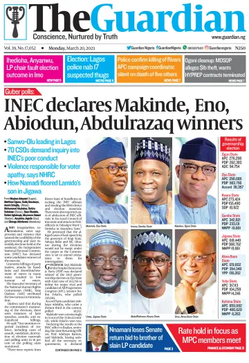 The Guardian (Nigeria) - 20 mar 2023