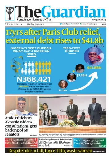 The Guardian (Nigeria) - 15 May 2023