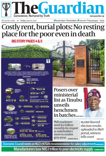 The Guardian (Nigeria) - 16 giu 2023