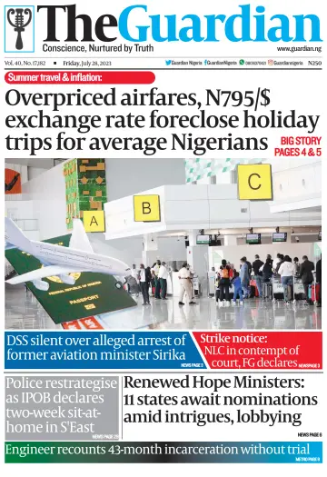 The Guardian (Nigeria) - 28 lug 2023
