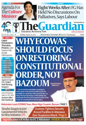 The Guardian (Nigeria) - 20 Aug 2023