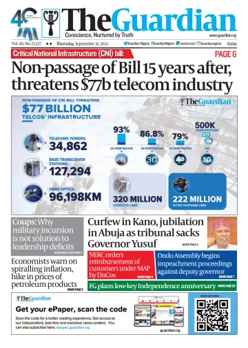 The Guardian (Nigeria) - 21 Sep 2023