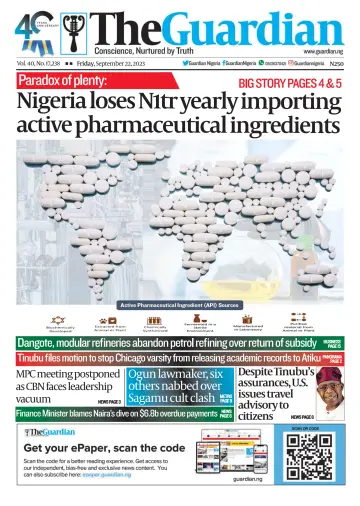 The Guardian (Nigeria) - 22 Sep 2023