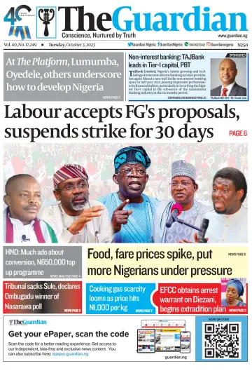 The Guardian (Nigeria) - 03 ott 2023