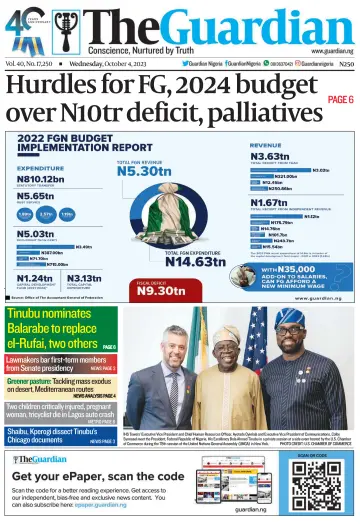 The Guardian (Nigeria) - 04 ott 2023