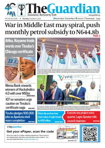 The Guardian (Nigeria) - 9 Oct 2023