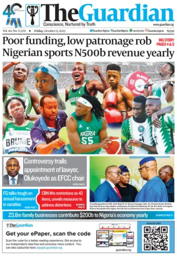 The Guardian (Nigeria) - 13 ott 2023