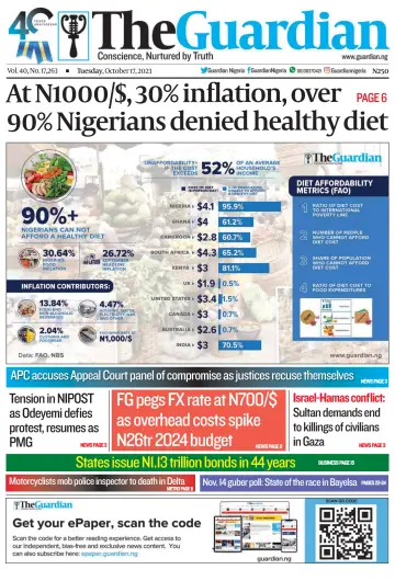 The Guardian (Nigeria) - 17 ott 2023