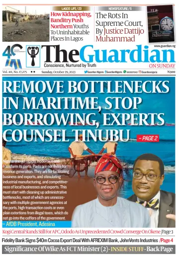 The Guardian (Nigeria) - 29 ott 2023