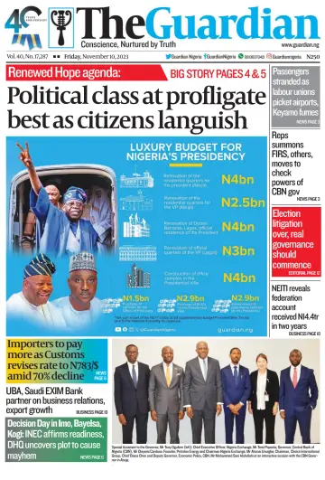 The Guardian (Nigeria) - 10 nov 2023