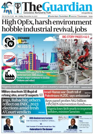 The Guardian (Nigeria) - 24 Nov 2023