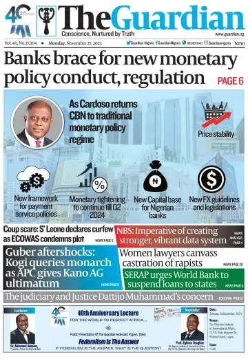 The Guardian (Nigeria) - 27 Nov 2023