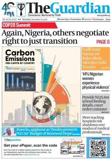 The Guardian (Nigeria) - 30 Nov 2023