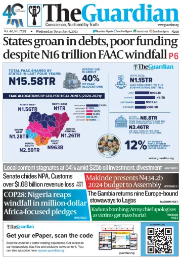 The Guardian (Nigeria) - 06 dic 2023