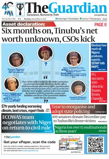 The Guardian (Nigeria) - 11 dic 2023