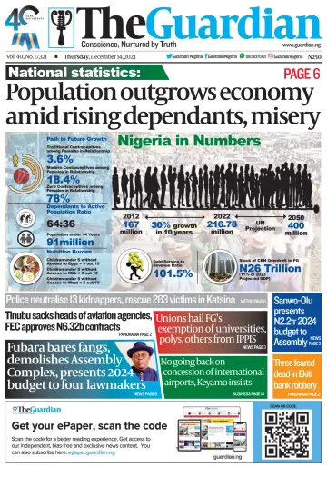 The Guardian (Nigeria) - 14 dic 2023
