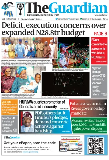 The Guardian (Nigeria) - 02 gen 2024