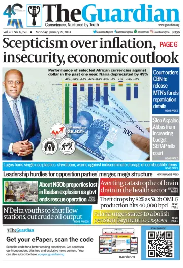 The Guardian (Nigeria) - 22 Jan 2024
