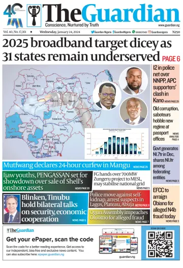 The Guardian (Nigeria) - 24 gen 2024