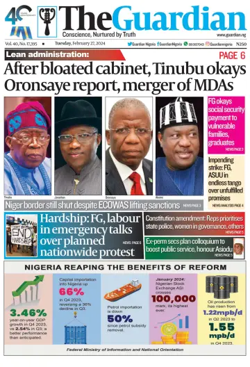 The Guardian (Nigeria) - 27 feb 2024