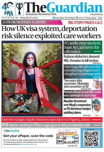 The Guardian (Nigeria) - 15 Mar 2024