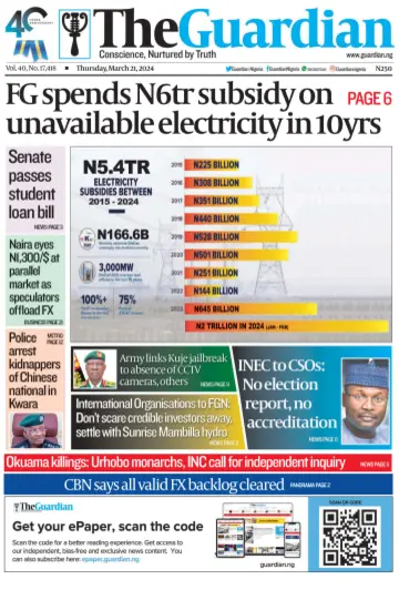 The Guardian (Nigeria) - 21 Mar 2024