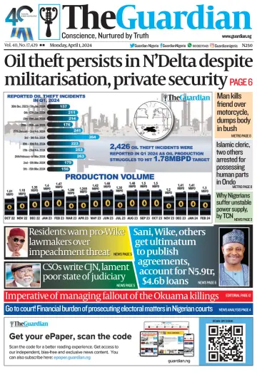 The Guardian (Nigeria) - 01 apr 2024