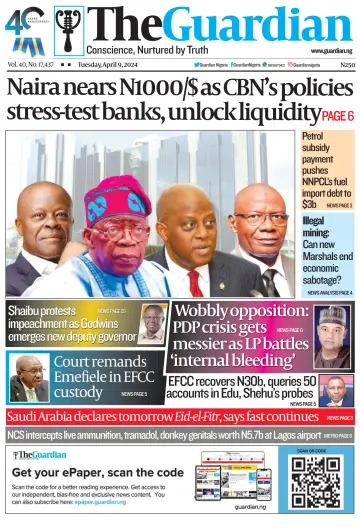The Guardian (Nigeria) - 09 apr 2024