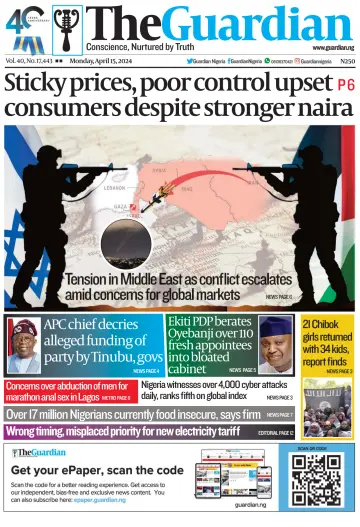 The Guardian (Nigeria) - 15 4월 2024