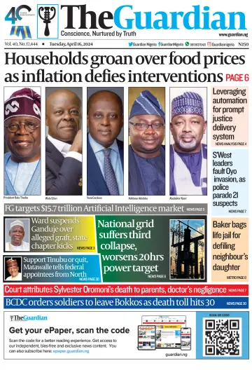 The Guardian (Nigeria) - 16 Apr 2024