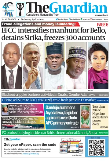 The Guardian (Nigeria) - 24 四月 2024