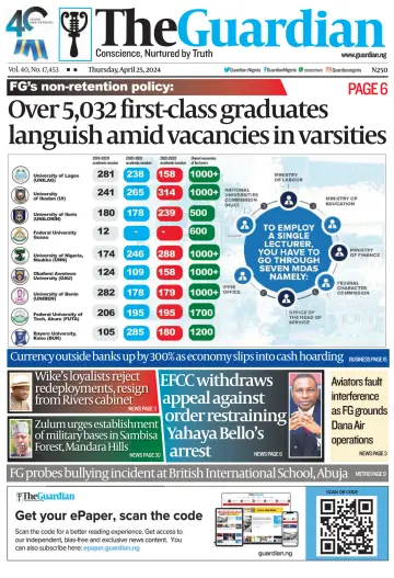 The Guardian (Nigeria) - 25 四月 2024
