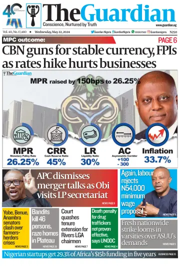 The Guardian (Nigeria) - 22 ma 2024