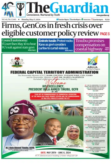 The Guardian (Nigeria) - 27 May 2024
