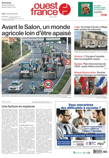 Ouest France (Ancenis) - 20 Feb 2024