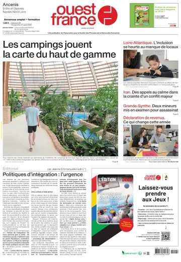 Ouest France (Ancenis) - 20 4월 2024