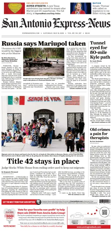 San Antonio Express-News - 21 май 2022