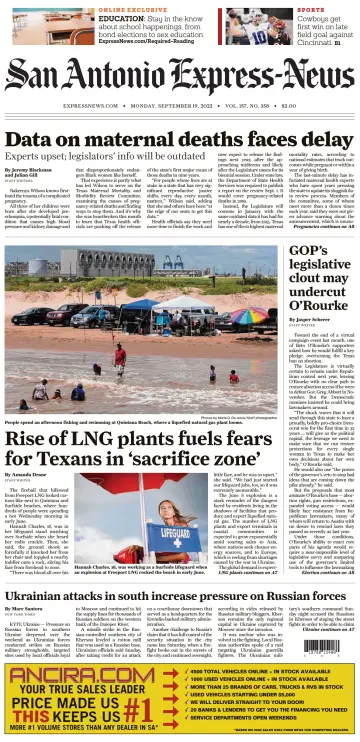 San Antonio Express-News - 19 сен. 2022