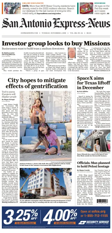 San Antonio Express-News - 01 ноя. 2022